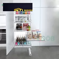 Tủ đồ khô xoay nan dẹt inox 304 TẠI Vĩnh Thanh